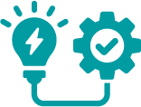 Teal icon representing Innovation.